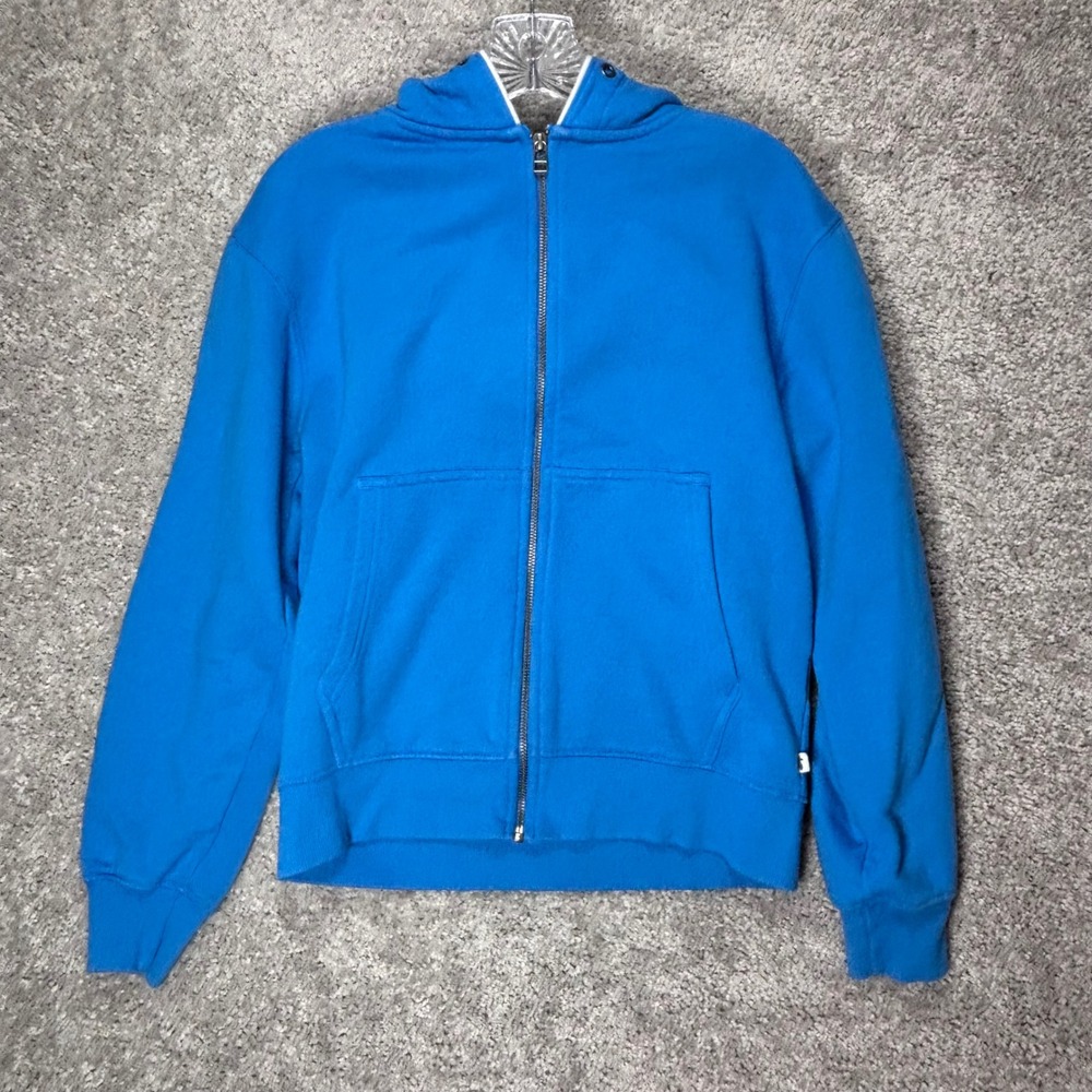 Cotopaxi Blue Do Good Full Zip Hoodie Organic Cotton Recycled Polyester Mens XS